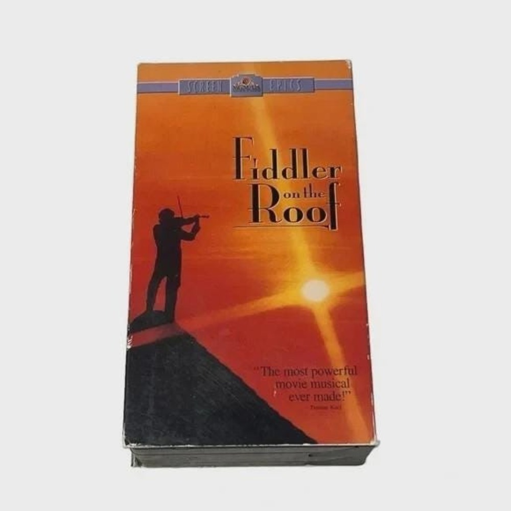 Fiddler on the Roof VHS Double Cassette Movie Topol